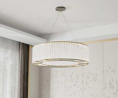 现代玻璃吊灯3D模型下载